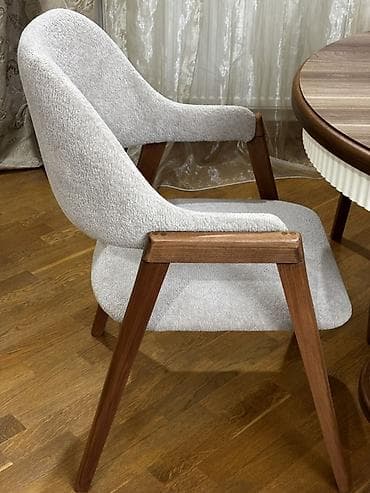tek stollar: Qonaq otağı üçün, Yeni, Açılmayan, Oval masa, 8 stul — 5