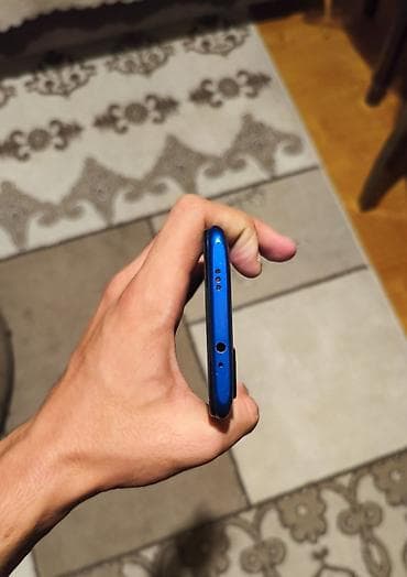 hyperx cloud 3: Poco M3, 128 GB, rəng - Mavi, Barmaq izi — 5