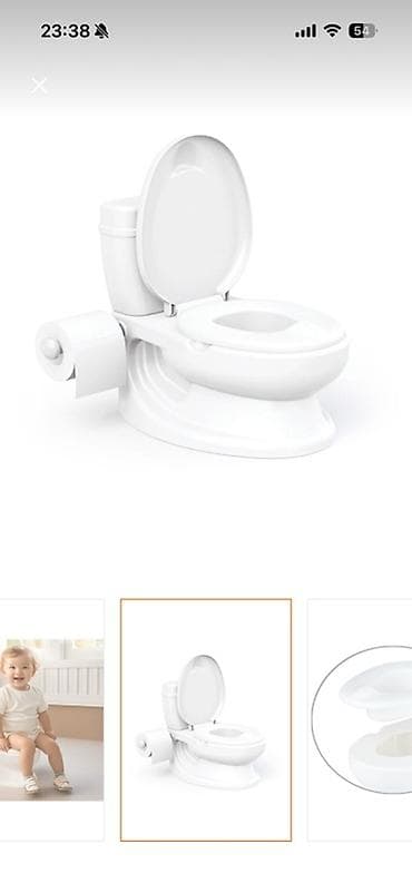 Digər tibbi məhsullar: Uşaq tualeti – mini klozet dizaynlı öyrədici potty - Real klozetə — 2