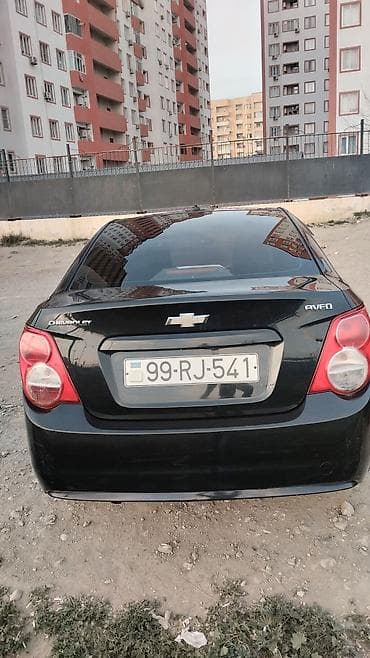 Chevrolet: Chevrolet Aveo sedan – qara rəng, 4 qapı, masin normal vezyetdedi — 3