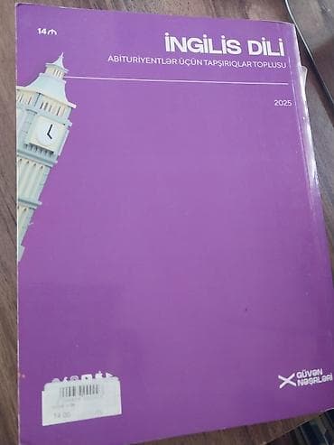 Məhsul: “İngilis dili – Abituriyentlər üçün tapşırıqlar toplusu” — 1