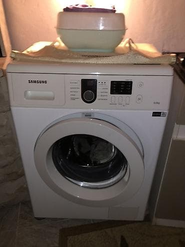 Paltaryuyan maşın Samsung, 6 kq, Yeni, Avtomat, Qurutmasız, Ünvandan götürmə, Ödənişli çatdırılma
