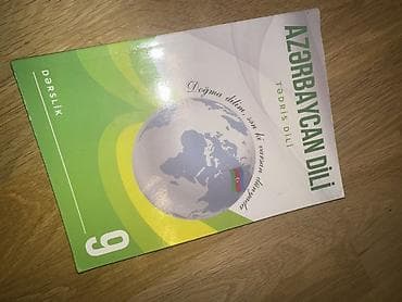 1 ədəd 9-cu sinif Azərbaycan dili kitabı. Vəziyyəti əladır. Qiyməti 3