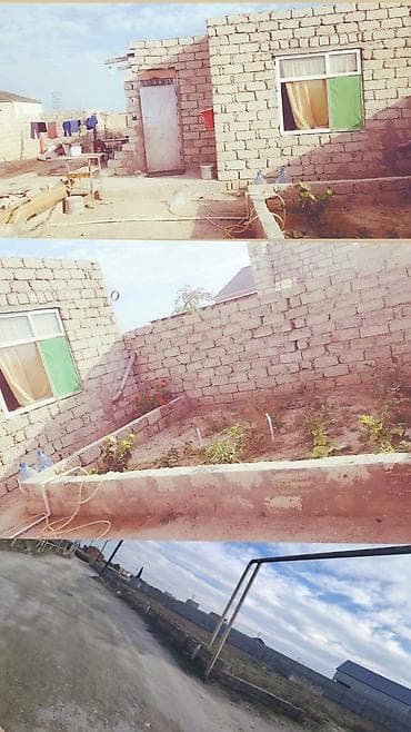 susa: Satış üçün həyət evi və torpaq sahəsi - Tikili: Qaradaşdan hörülmüş — 1