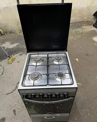 Duxovkalar: Qaz sobası Ayrıca dayanan, 4 gözlü, İşlənmiş — 2