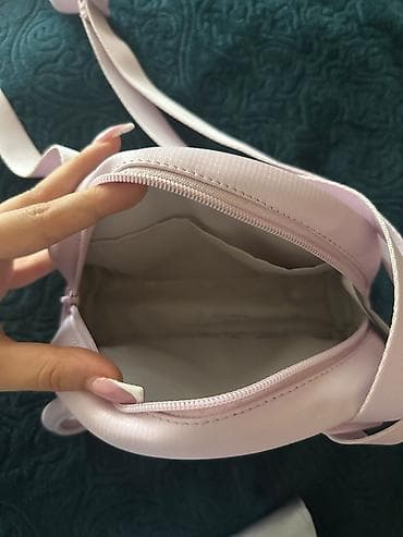 Сумки: Puma mini çanta – açıq yasəmən rəngdə Orginaldır saytdan alınıb — 3