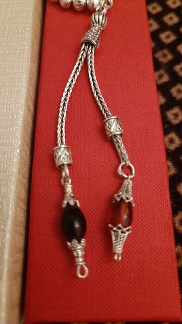 nostril qiymeti: Tesbeh gümüş 925 prob. cekilere gore qiymet deyisir.qiymet 100 — 13