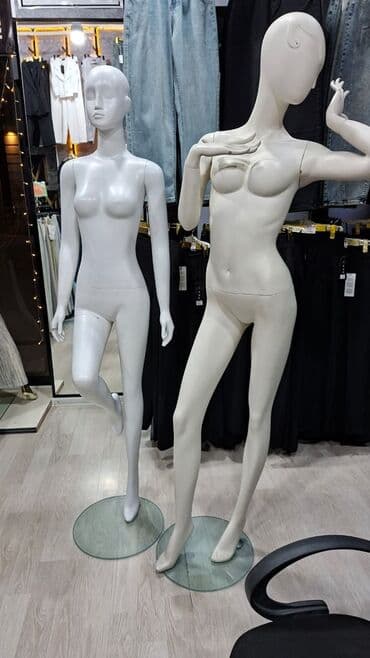 манекен груша: Женский, Пластик, пластмасса, Белый — 2