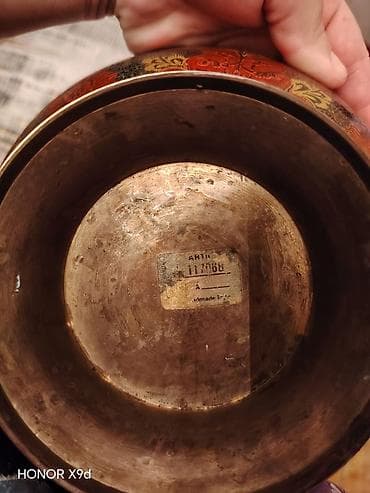 meyve qabı: Məhsul: əl işi dekorativ qab Xüsusiyyətlər: - Material: metal gövdə — 2