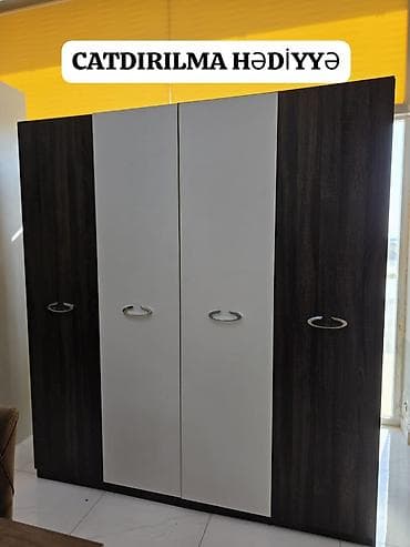 tek dolab: *239₼ Dolab satılır* Ölçüləri Eni 180sm, hünd 2m, derinlik 60sm — 1