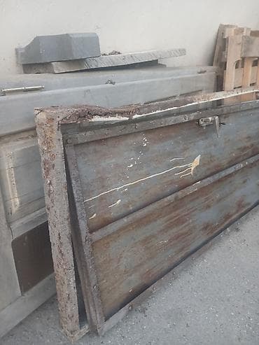 Metall qapı və qutu (kasa) - Material: qalın polad təbəqə və profil — 1