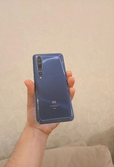 samsung not 8 ekran: Xiaomi Mi 10 5G, 128 GB, rəng - Mavi, 
 Simsiz şarj — 1