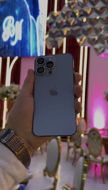 Məişət texnikası: IPhone 13 Pro, 128 GB, Sierra Blue, Zəmanət, Barmaq izi, Simsiz şarj — 2
