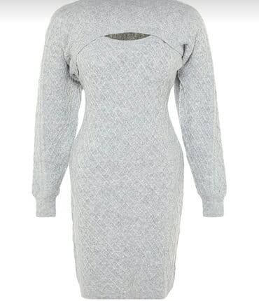 4xl nece razmerdi: Tirkataj 46 razmer divoyka sarafan ve ustunde kisa koftasi etketi — 6