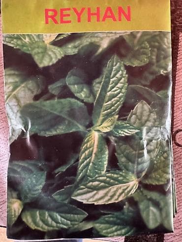 zire bitkisi: Məhsul: Toxum dəsti Təsvir: - Reyhan toxumları – iki növ: - Yaşıl — 4