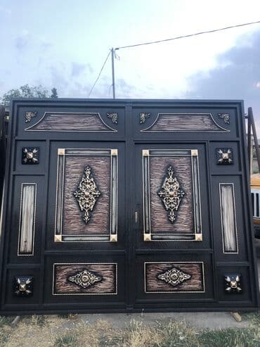 avtomat darvazalar: Eni-3 Hündürlük 2.60 Şveller-8diy Profil 40/40 Qalın List-2liy — 7