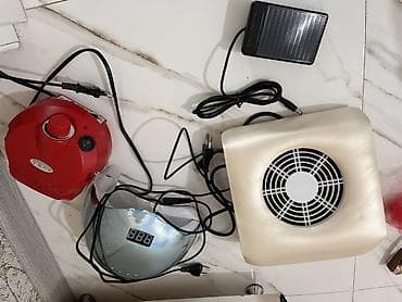 Manikür və gel lak üçün tam set Komplektin tərkibi: - Elektrik frez — 1