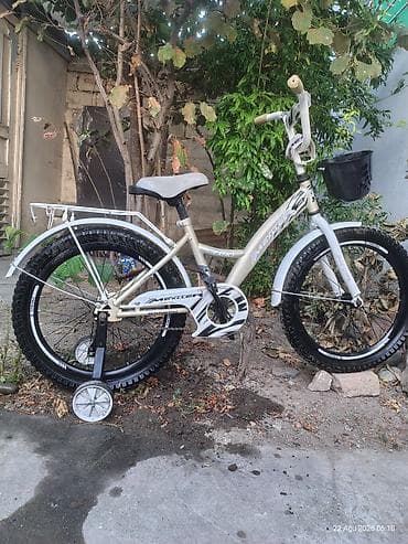 velosiped diskleri satisi: İşlənmiş Dörd təkərli Uşaq velosipedi 18", sürətlərin sayı: 1, Ünvandan götürmə — 4