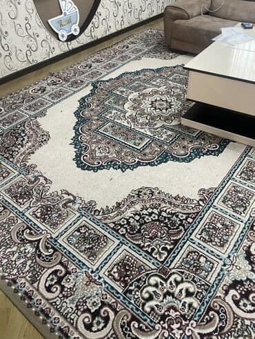 велюровые ковры для дома: Məhsul: Klassik naxışlı xalça - Rəng palitrası: krem fon üzərində — 2