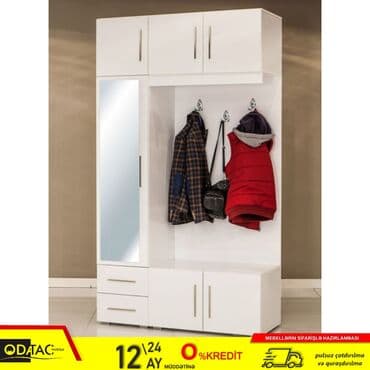 Dolablar: Yeni, Açılan, 1 qapı Düz dolab, Dəhliz dolabı, Azərbaycan — 1