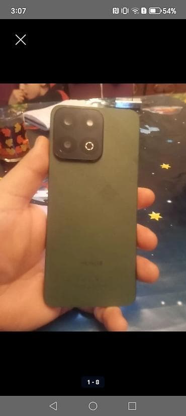 baki telefon: Honor X7c, 128 GB, rəng - Yaşıl, Barmaq izi — 1