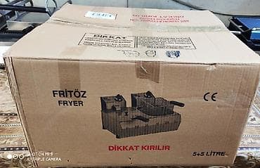 Fri kartof aparati Remta Türkiyə istehsali Qowa 5+5 litr 280 azn Qowa — 9