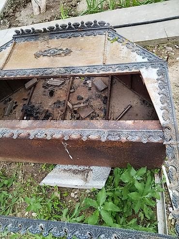 Manqallar, qrillər, barbekyu: Metall manqal/ocaq korpusu - Material: qalın poladdan hazırlanmış — 2