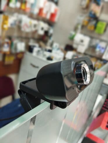 Колонки для ПК и ноутбуков: Qara rəngdə, USB ilə qoşulan veb-kamera. Kompüter və ya noutbuk üçün — 9