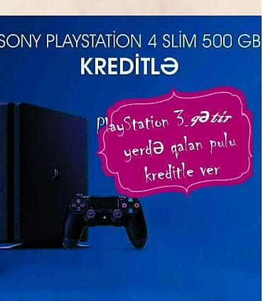 Sony PlayStation 4 Slim 500 GB - Konsol: PS4 Slim, 500 GB yaddaş -