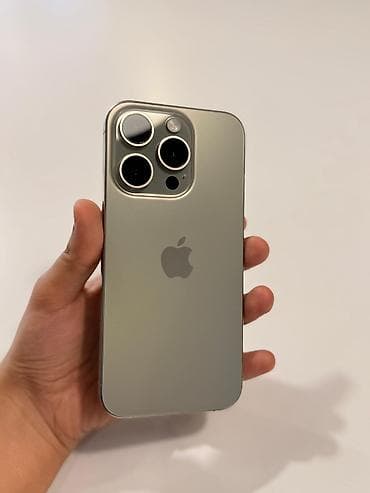 irşad ayfon 15: IPhone 15 Pro, 256 GB, Natural Titanium, Face ID — 1