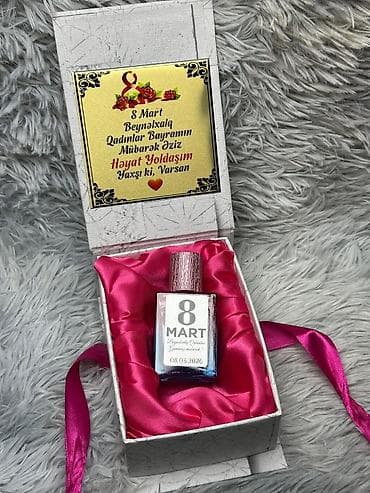 acki sekilleri: Hədiyyəlik “8 Mart” temalı ətir seti - Bayram üçün xüsusi dizayn: Hər — 2