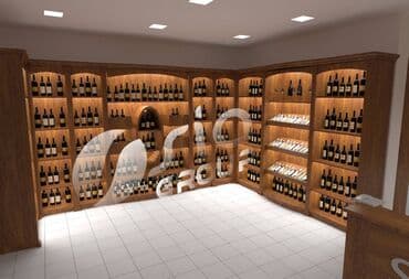 te 80: Şərab evi vitrinləri SİA group.Bizdən təklif almadan vitrin mebeli — 1