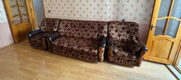 metbex kunc divanlari qiymetleri: İşlənmiş, Divan, 2 kreslo, Bazasız, Açılmayan — 1