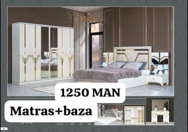 işlenmiş termolar: İkinəfərlik çarpayı, Dolab, Termo, 2 tumba, Azərbaycan, Yeni — 15