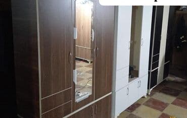 Açılan, 4 qapılı Düz dolab, Qarderob, paltar dolabı