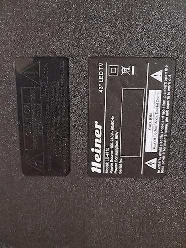 DVD və Blu-ray pleyerlər: Ekran gösdərmir.Heiner LE-4315 modelidir. LG ilə oxşar olur bu — 3