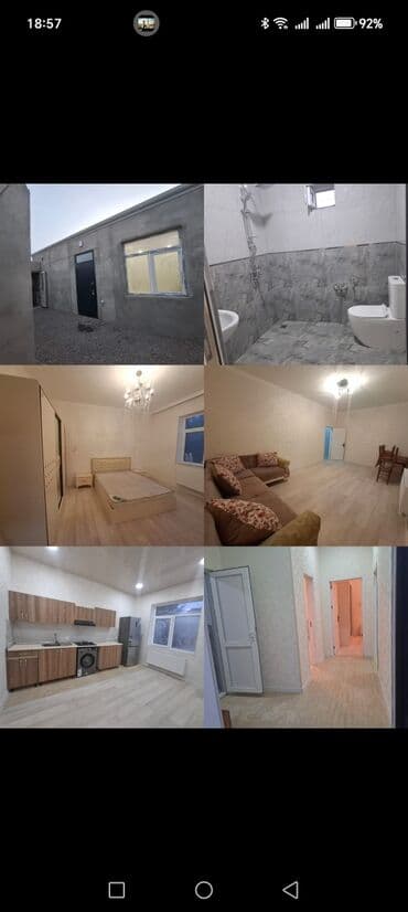 🌙Beniz5512 Sağanda kiraye ev Mektebe baxcaya yaxin, qaz,vifi isiq, su