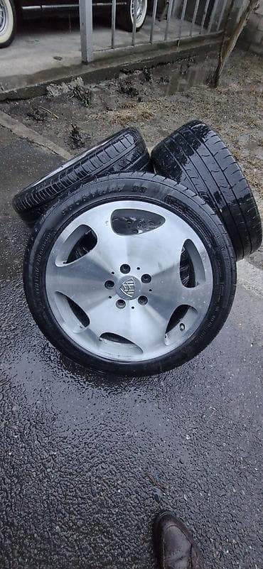 təkər kameri: Mercedes-Benz üçün 4 ədəd orijinal yüngül lehimli disk komplekti — 2