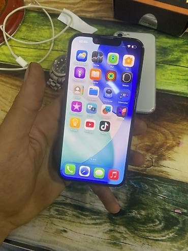 iphone 13 2ci əl: IPhone 13 Pro, 256 GB, Blue Titanium, Simsiz şarj, Face ID — 7