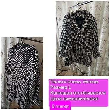 Palto, Adamo, L, rəng - Ağ