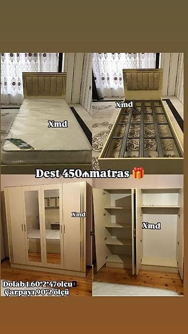 dolap azerbaycan: Təknəfərlik çarpayı, Dolab, Yeni — 1