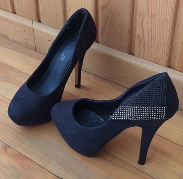 Tuflilər, Ölçü: 36, rəng - Göy, İşlənmiş