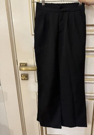 Alfa Romeo: Qara klassik ətək-şalvar (culotte üslubunda) - Rəng: tünd qara - — 2