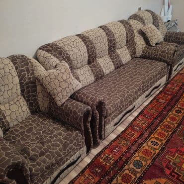 купить кресло раскладное бу: Диван, Б/у, Раскладной, С подъемным механизмом, Ткань, Нет доставки — 4