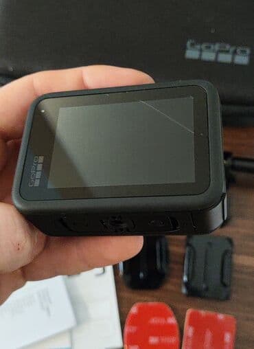 Videokameralar: GoPro Hero 13 Black. Kamera tam işlək vəziyyətdədir, bütün — 3