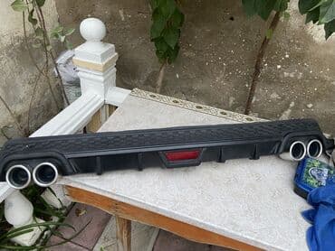 Arxa bamper difuzoru – ikitərəfli dörd çıxışlı dekorativ egzoz uçları