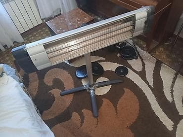 Su qızdırıcı kranlar: Elektrik infraqızıl qızdırıcı – şaquli dayaq üstündə Xüsusiyyətlər: - — 2