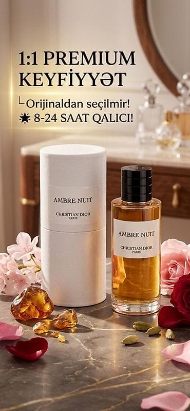 Premium keyfiyyətli niş ətirlər – orijinaldan seçilmir. Məhsullar: -