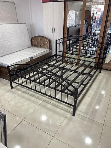 gence matras: Demir çarpayi 160/200 olçu çatdırılma seher içi 340 azn matras ile — 2