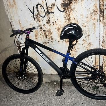 FULLBIKE dağ velosipedi - Çərçivə: yüngül alaşımdan, qara–mavi rəng — 5